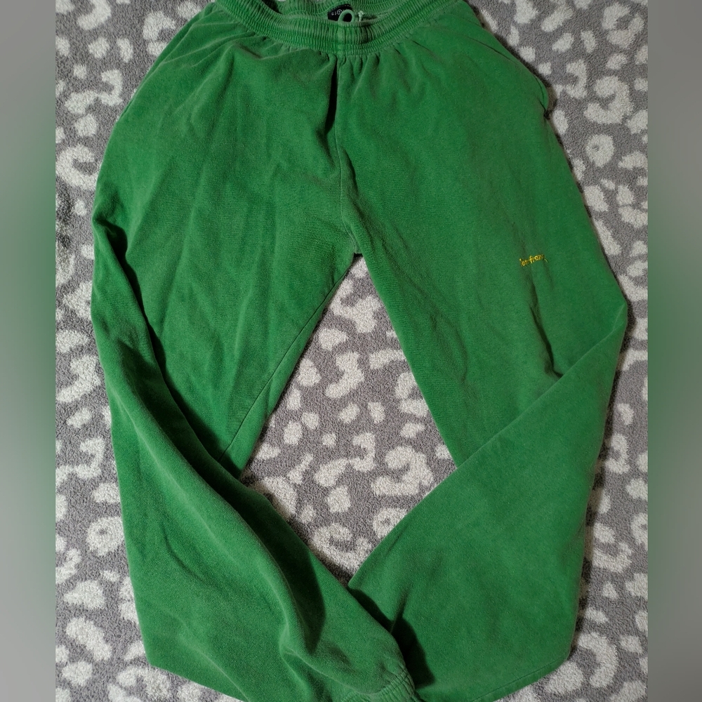 Iets Frans Bright Green Fleece Sweatpants
